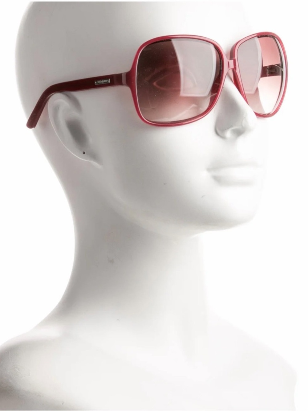 Yves Saint Laurent VINTAGE RARE Oversized Gray Frame Sunglasses!